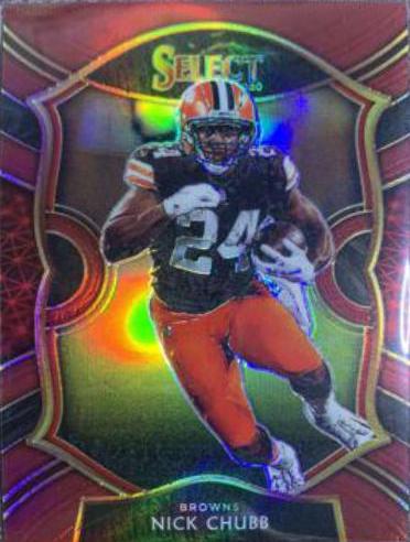 Nick Chubb #26 Football Cards 2020 Panini Select