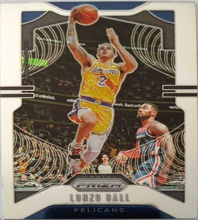 Lonzo Ball #239 Basketball Cards 2019 Panini Prizm