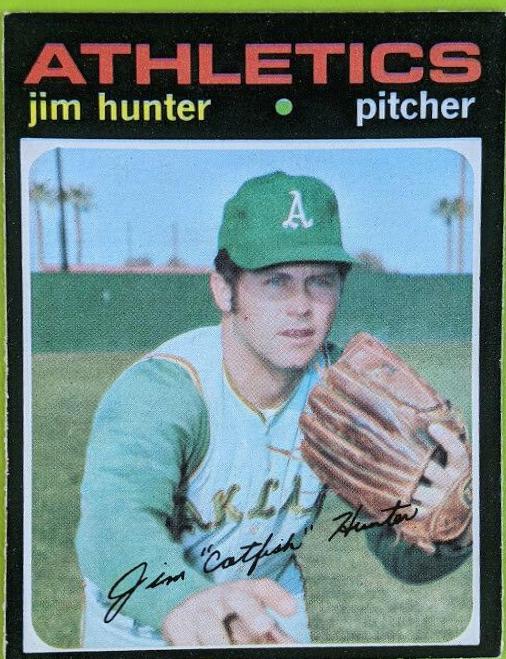 Jim Hunter #45 Baseball Cards 1971 O Pee Chee