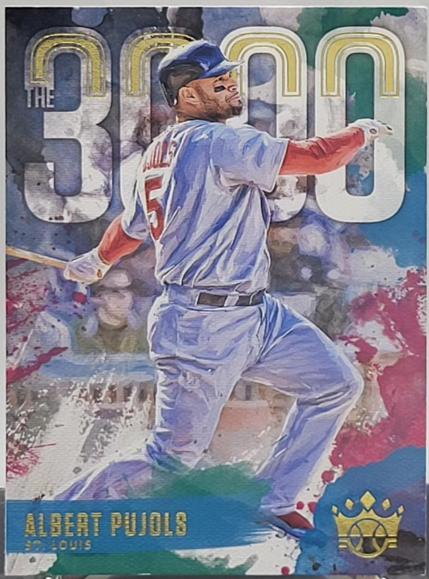 Albert Pujols #3000-12 Baseball Cards 2020 Panini Diamond Kings the 3000