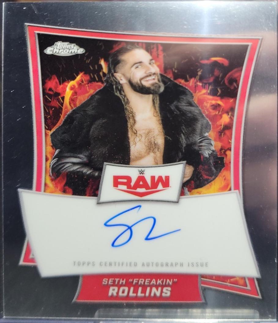 Rollins R Cards Seth Freakin Rollins #RBA-SET Prices | 2025 Topps Chrome WWE Red Brand ...