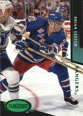 Brian Leetch #131 Hockey Cards 1993 Parkhurst