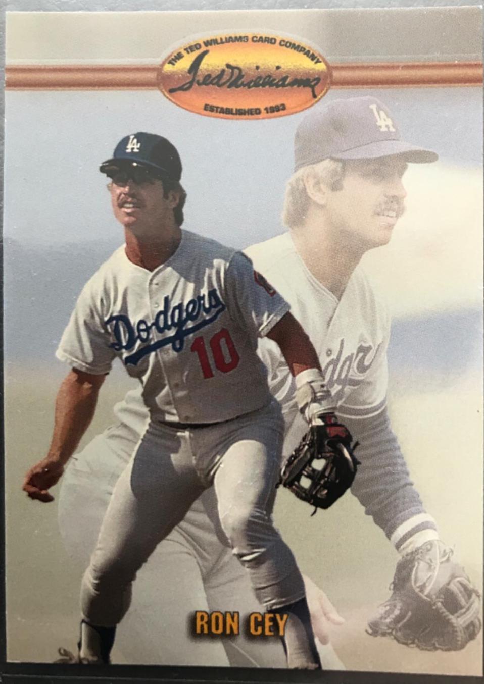 Ron Cey #10 Baseball Cards 1993 Ted Williams Co