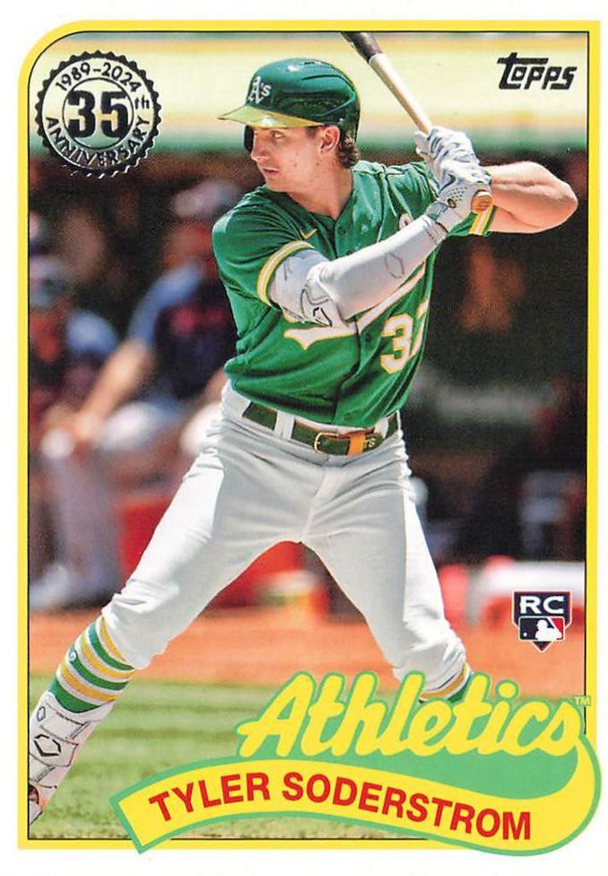 Tyler Soderstrom #89B-100 Baseball Cards 2024 Topps 1989