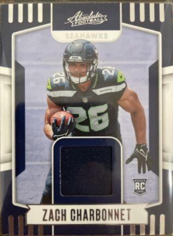 Zach Charbonnet #ARM-16 Football Cards 2023 Panini Absolute Rookie Materials