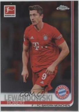 Robert Lewandowski #1 Soccer Cards 2019 Topps Chrome Bundesliga