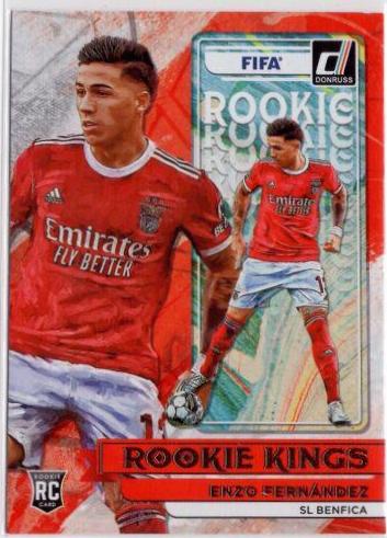 Enzo Fernandez #6 Soccer Cards 2022 Panini Donruss Rookie Kings
