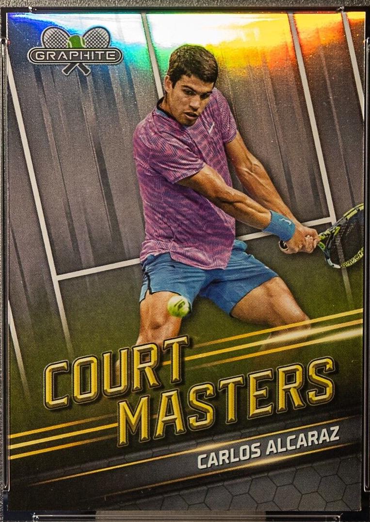 Carlos Alcaraz #CM-CA Tennis Cards 2024 Topps Graphite Court Masters