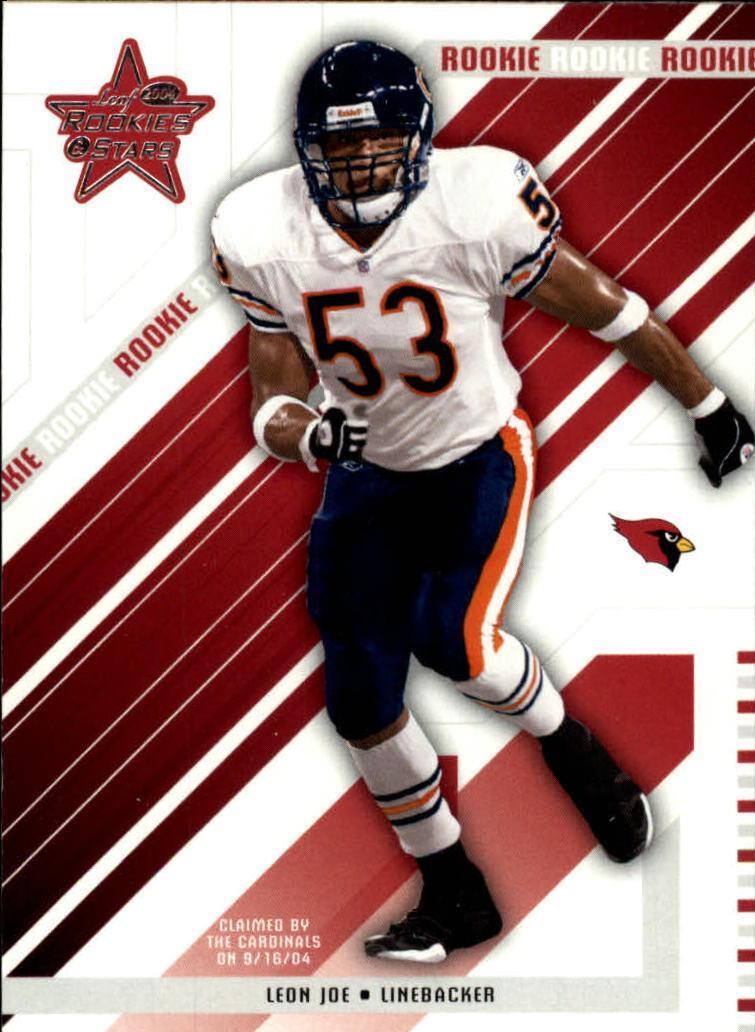 Leon Joe #114 Football Cards 2004 Leaf Rookies & Stars