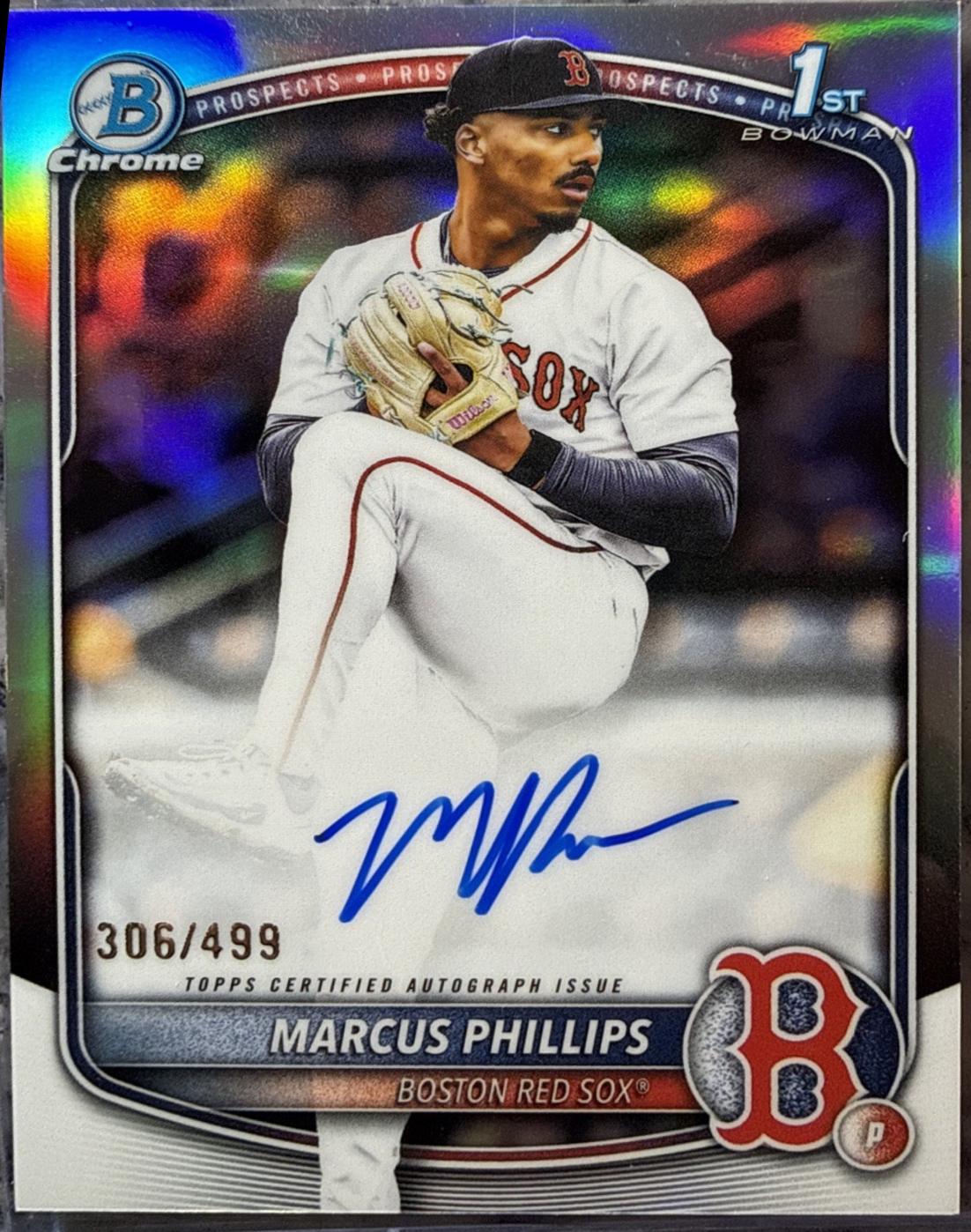 Marcus Phillips [Refractor] #CPA-MP