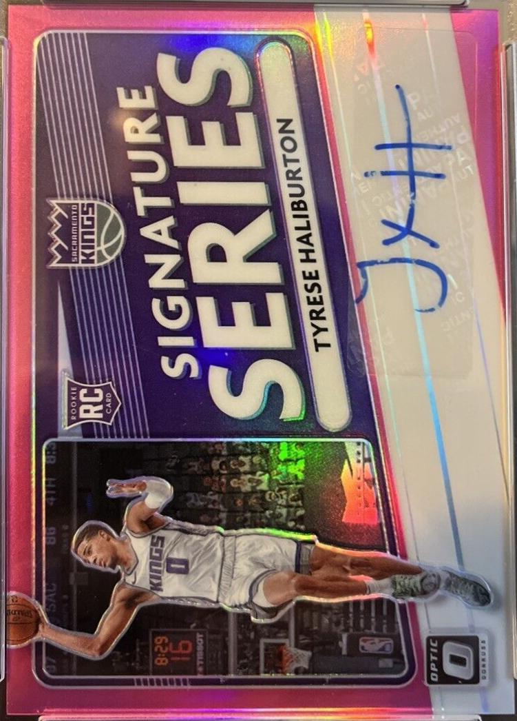 Tyrese Haliburton #SS-TYH Basketball Cards 2020 Panini Donruss Optic Signature Series