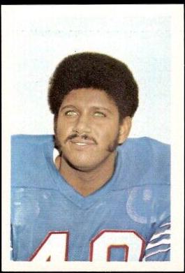 John Pitts #39 Football Cards 1972 NFLPA Wonderful World Stamps