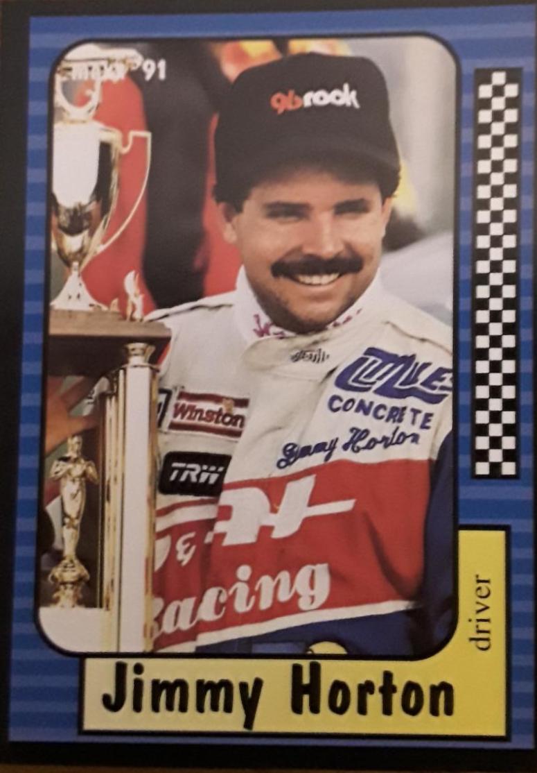 Jimmy Horton #44 Racing Cards 1991 Maxx