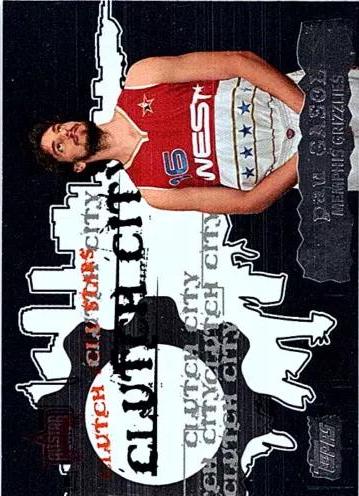 Pau Gasol #CCS24 Basketball Cards 2006 Topps Clutch City Stars
