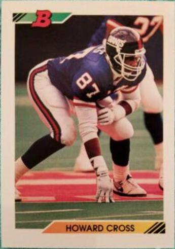 Howard Cross #7 Football Cards 1992 Bowman