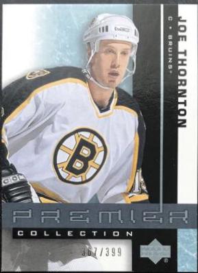 Joe Thornton #3 Hockey Cards 2001 Upper Deck Premier Collection