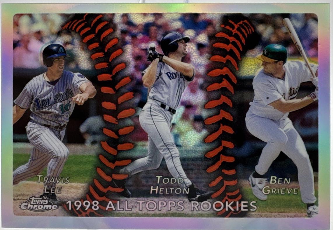 Travis Lee / Todd Helton / Ben Grieve #457 1999 Topps Chrome Baseball