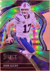 Josh Allen [Neon Green Prizm Die-Cut] #252 Prices | 2023 Panini
