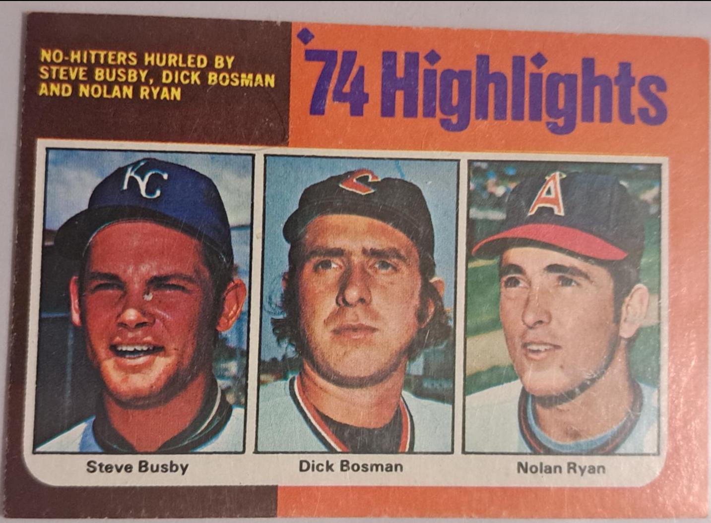 74 Highlights #7 Baseball Cards 1975 Topps Mini
