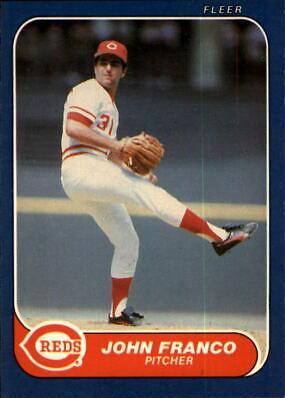 John Franco #178 Baseball Cards 1986 Fleer