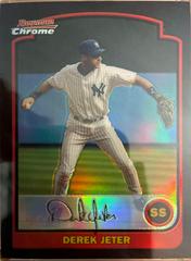 Derek Jeter [Refractor] #2 Baseball Cards 2003 Bowman Chrome Prices