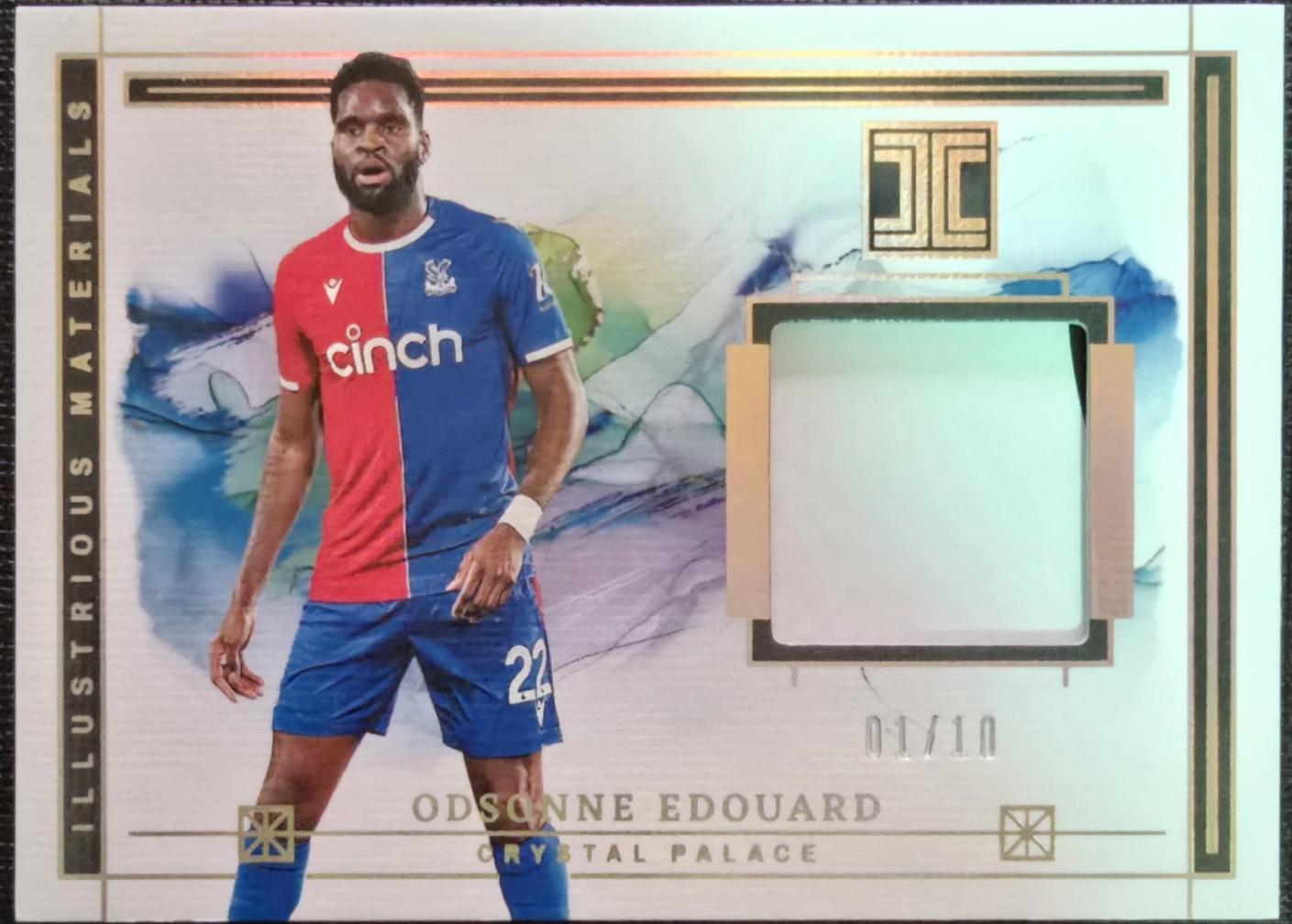 Odsonne Edouard #IL-OE 2023 Panini Impeccable Premier League Illustrious Materials