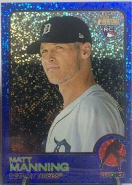 Matt Manning [Chrome Blue Sparkle] #227