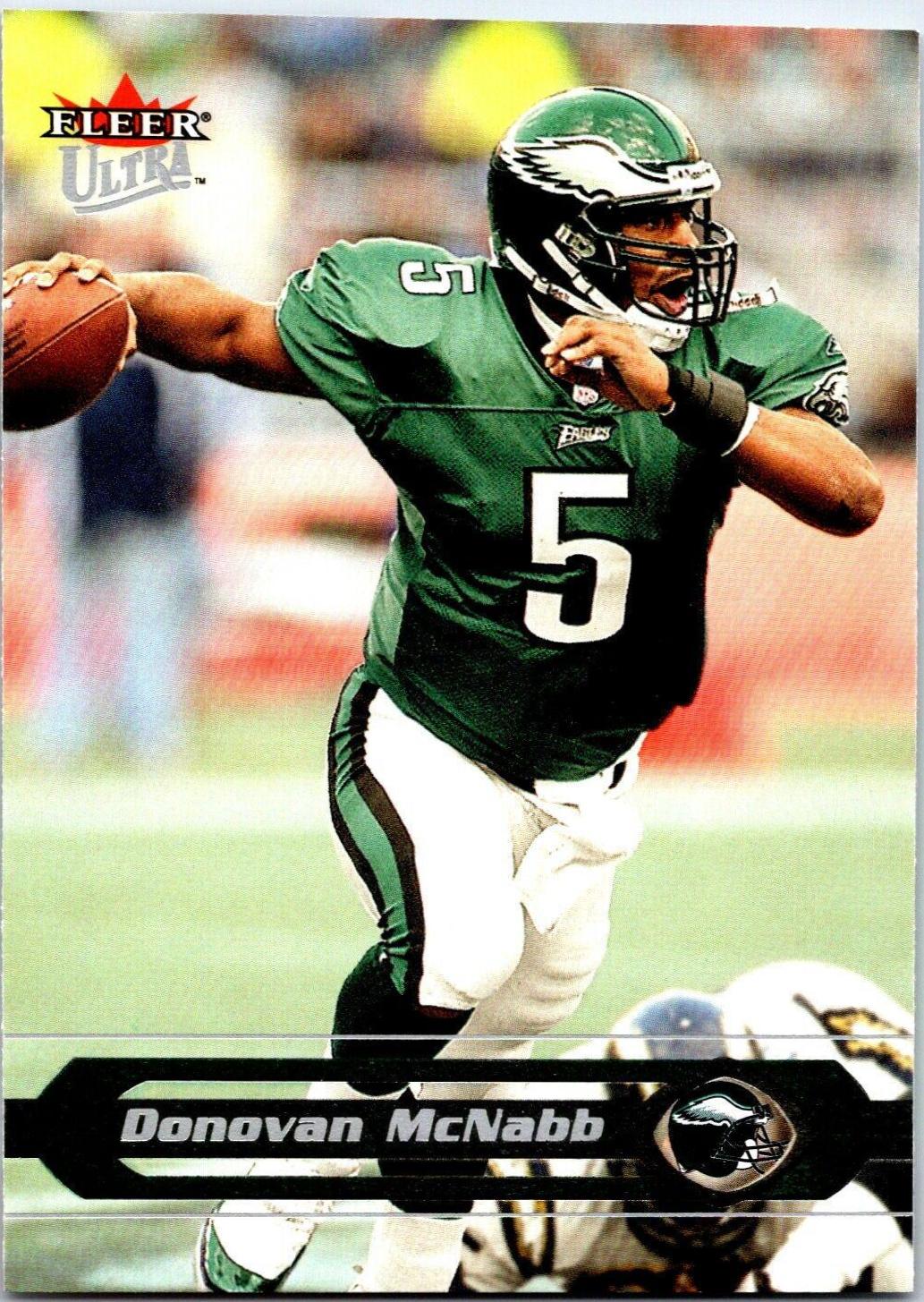 Donovan McNabb #1 Football Cards 2002 Ultra