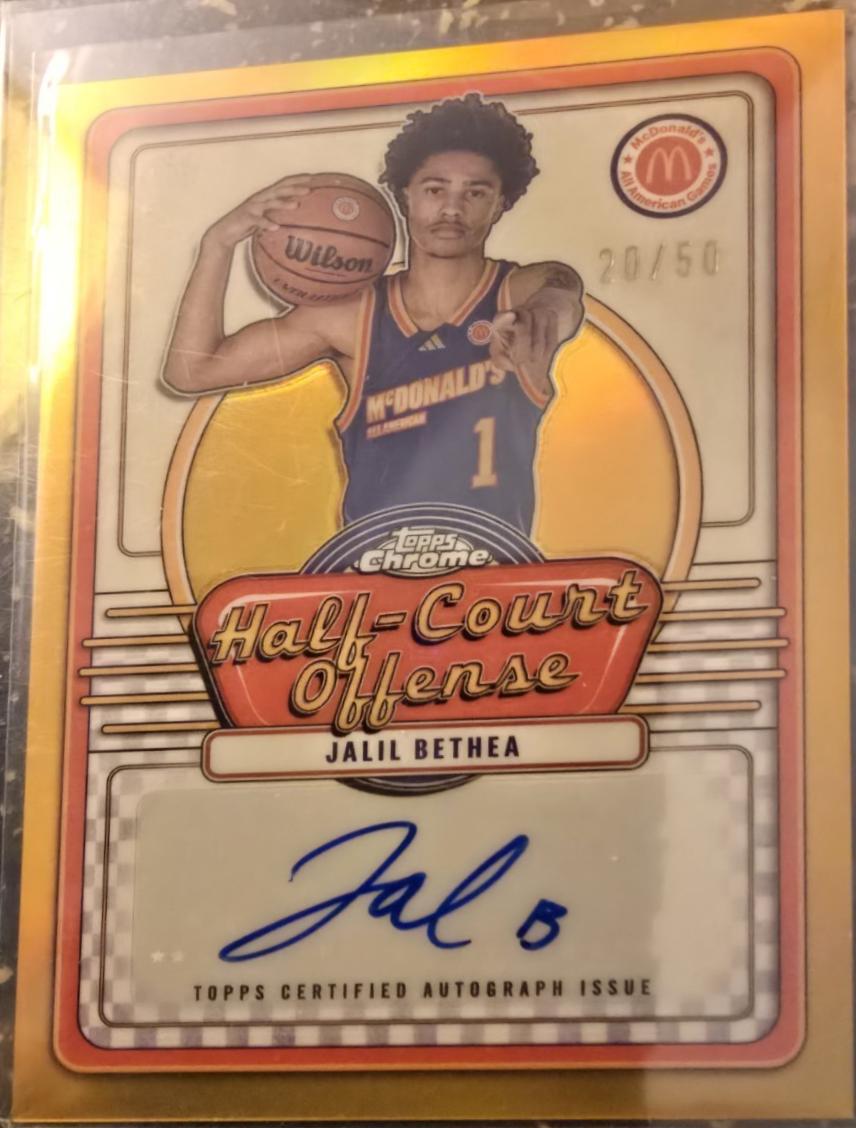 Jalil Bethea [Gold Refractor] #IML-JAB