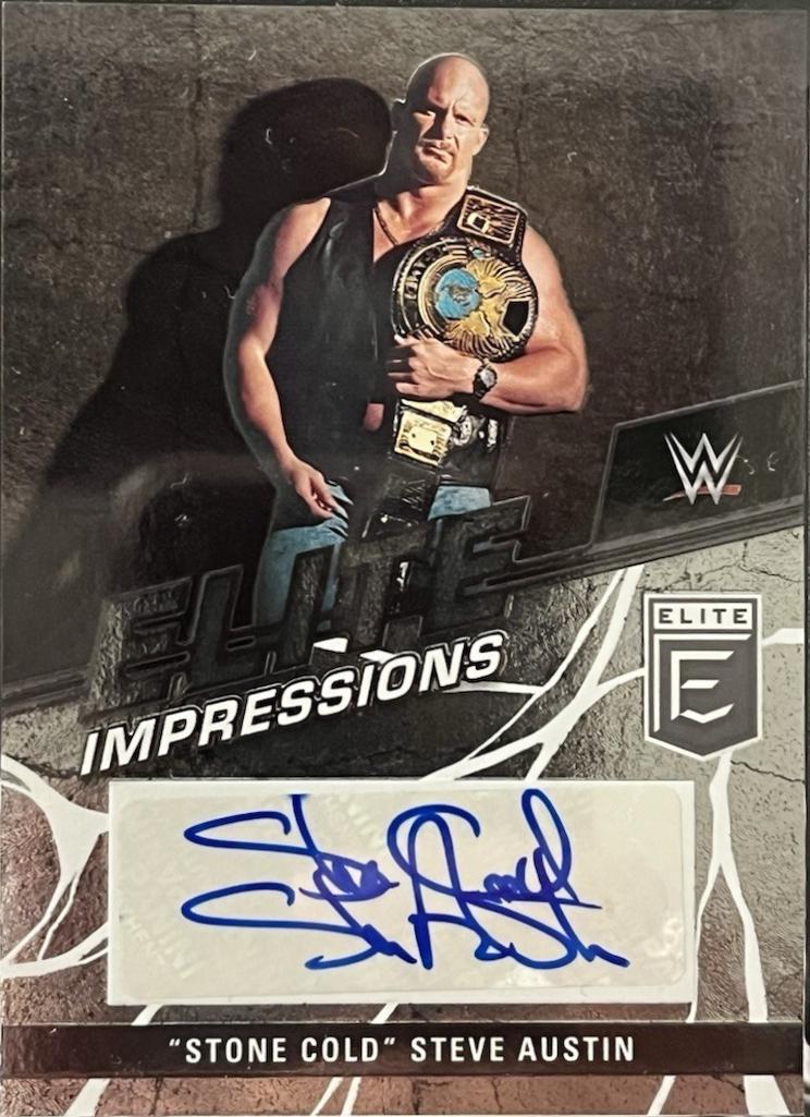 Stone Cold Steve Austin #3 Wrestling Cards 2023 Donruss Elite WWE Elite Signature