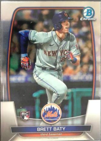 Brett Baty #15 Baseball Cards 2023 Bowman Chrome