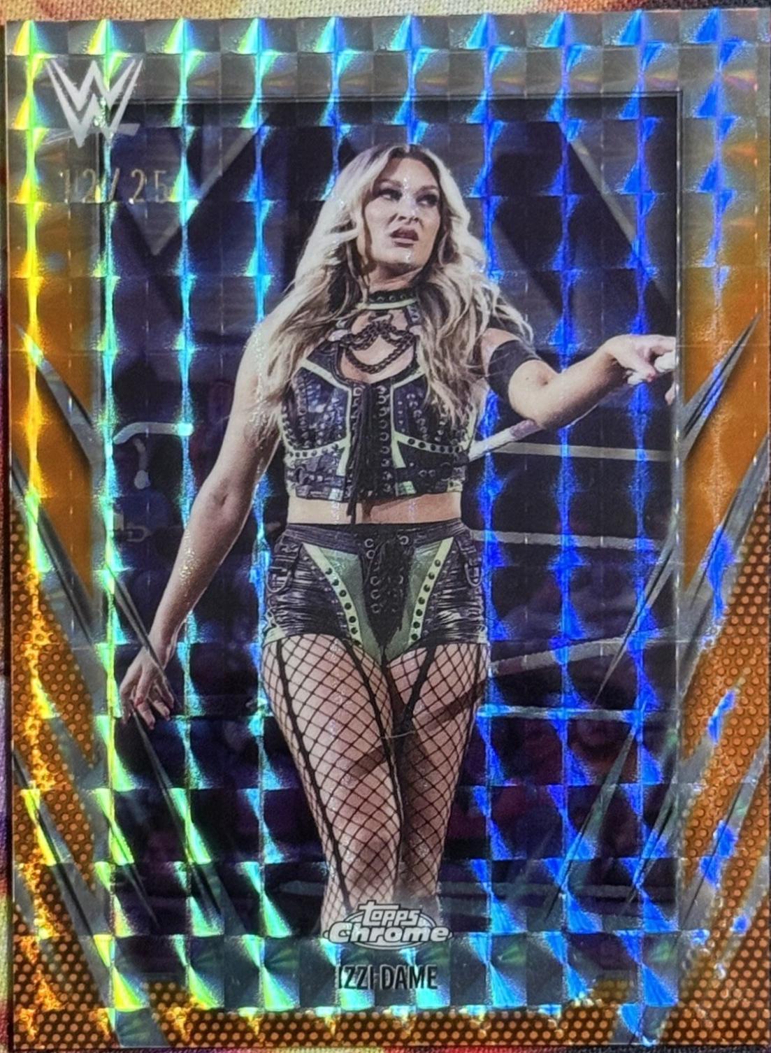 Izzi Dame [Orange Geometric] #38 Prices | 2026 Topps Chrome WWE
