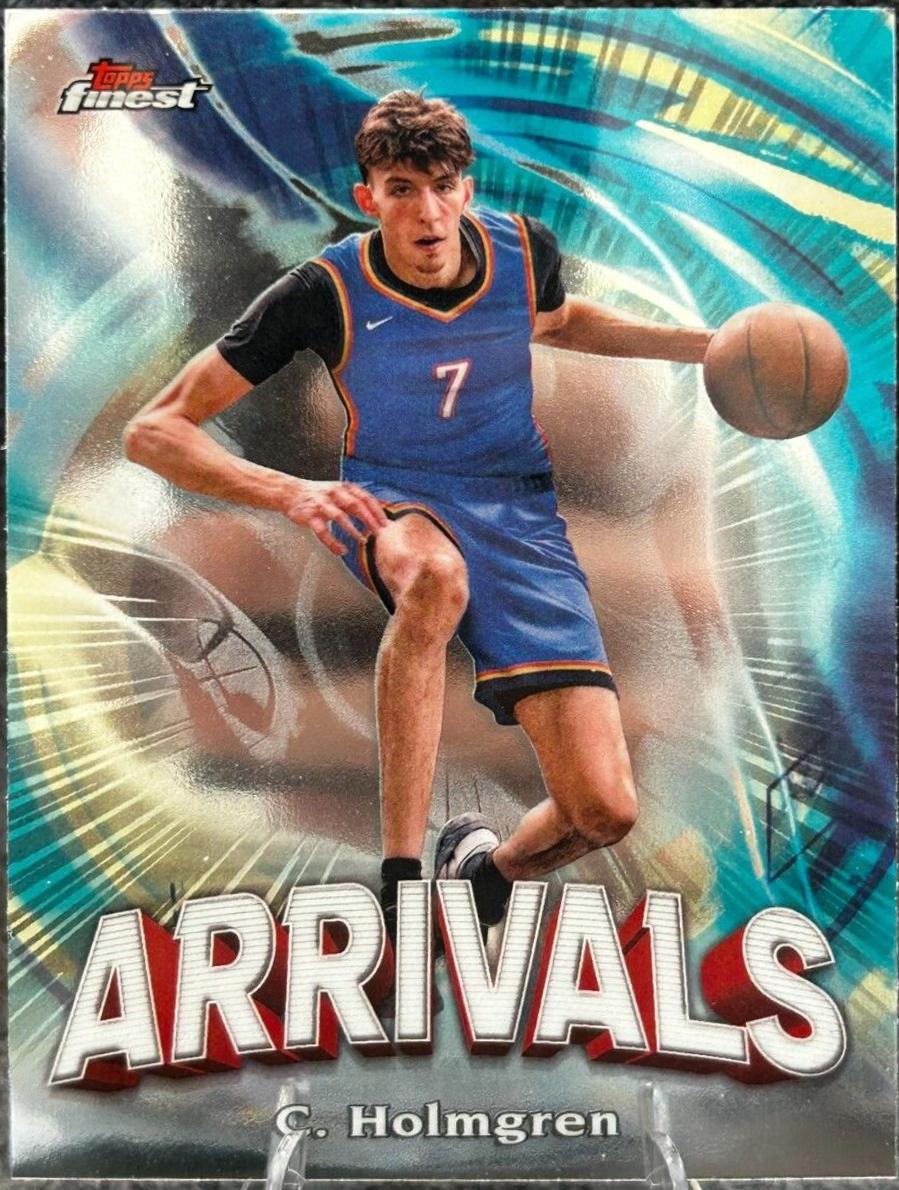 Chet Holmgren #A-1 Basketball Cards 2023 Topps Finest Arrivals