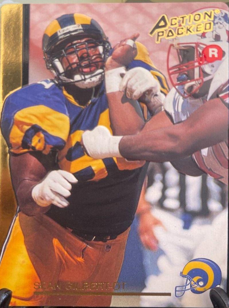 Sean Gilbert #3 Football Cards 1992 Action Packed Rookie Update