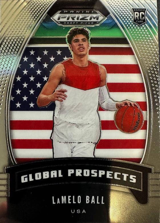 LaMelo Ball #98 Basketball Cards 2020 Panini Prizm Draft Picks