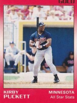 Kirby Puckett #4 1991 Star Gold Edition Baseball