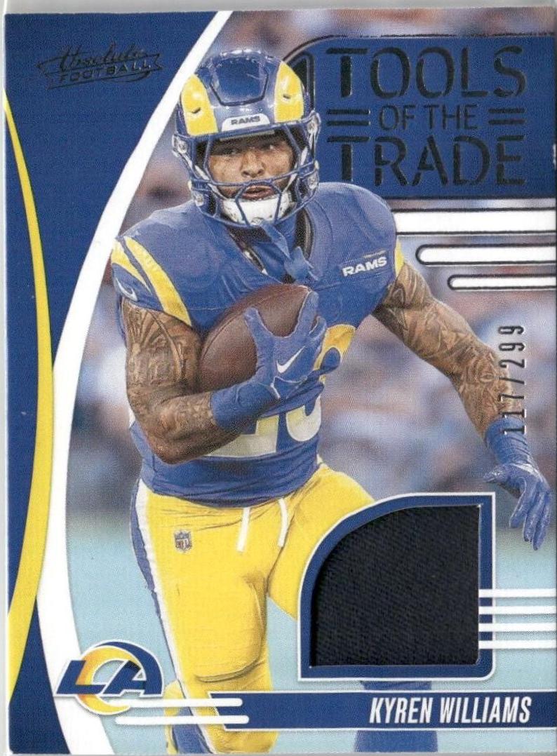 Kyren Williams #9 2025 Panini Absolute Tools Of The Trade Football