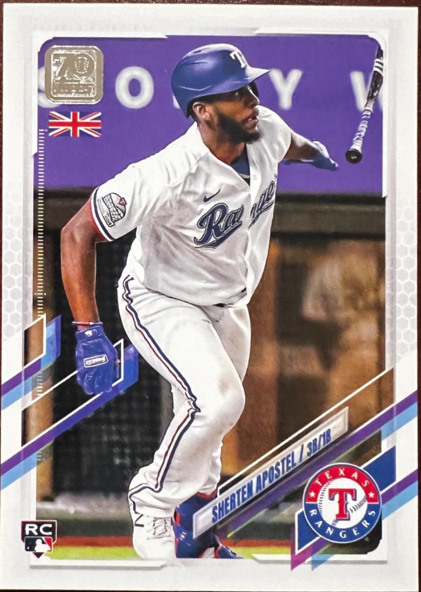 Sherten Apostel #18 Baseball Cards 2021 Topps UK Edition