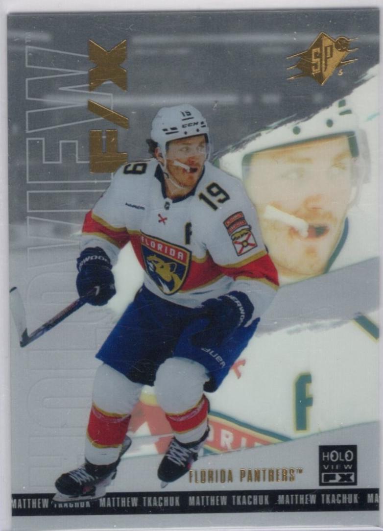 Matthew Tkachuk #HV-22 Hockey Cards 2024 SPx Holoview FX