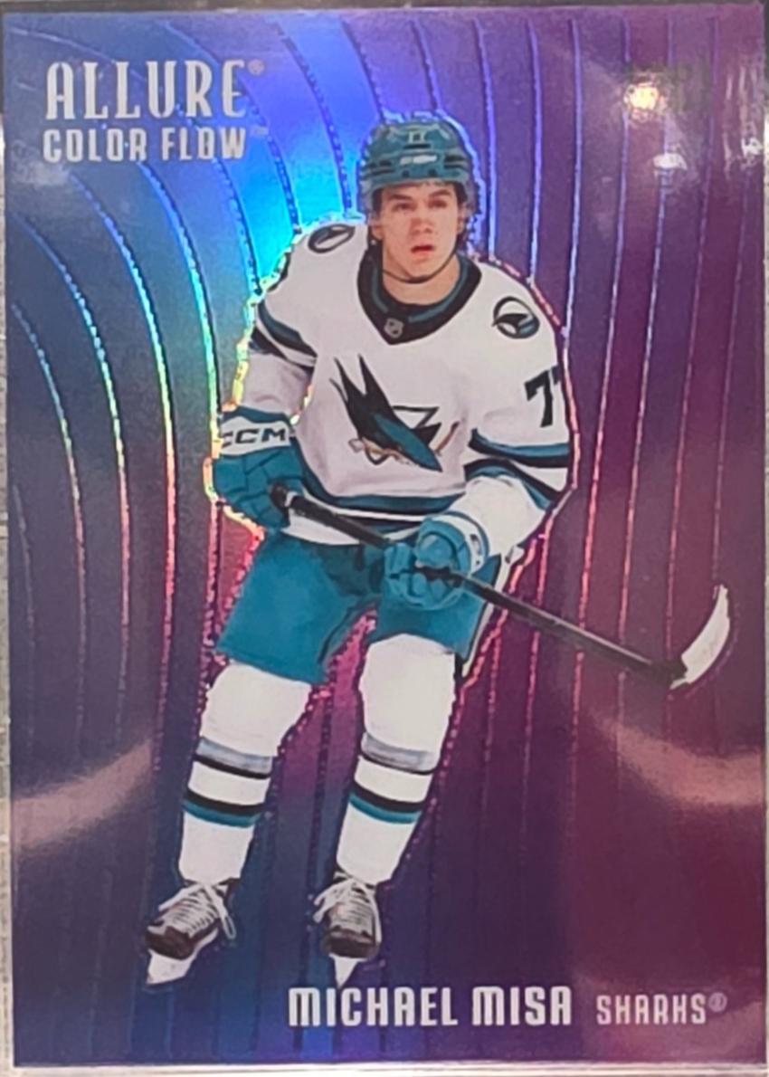 Michael Misa #CF-MM 2025 Upper Deck Allure Color Flow Hockey