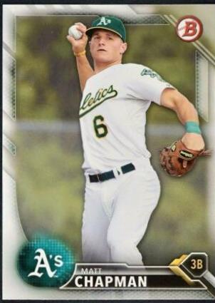 Matt Chapman #BP147 2016 Bowman Baseball Prospects
