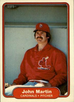 John Martin #121 Baseball Cards 1982 Fleer