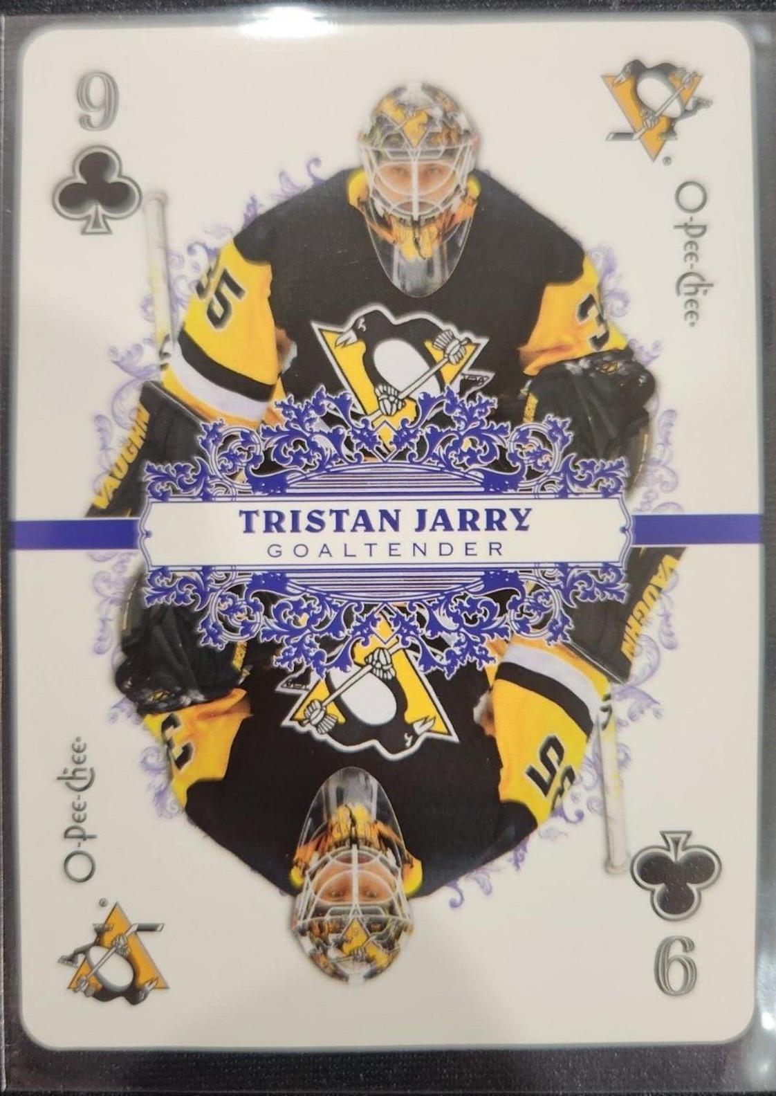 Tristan Jarry #9 Hockey Cards 2022 O Pee Chee Playing Cards