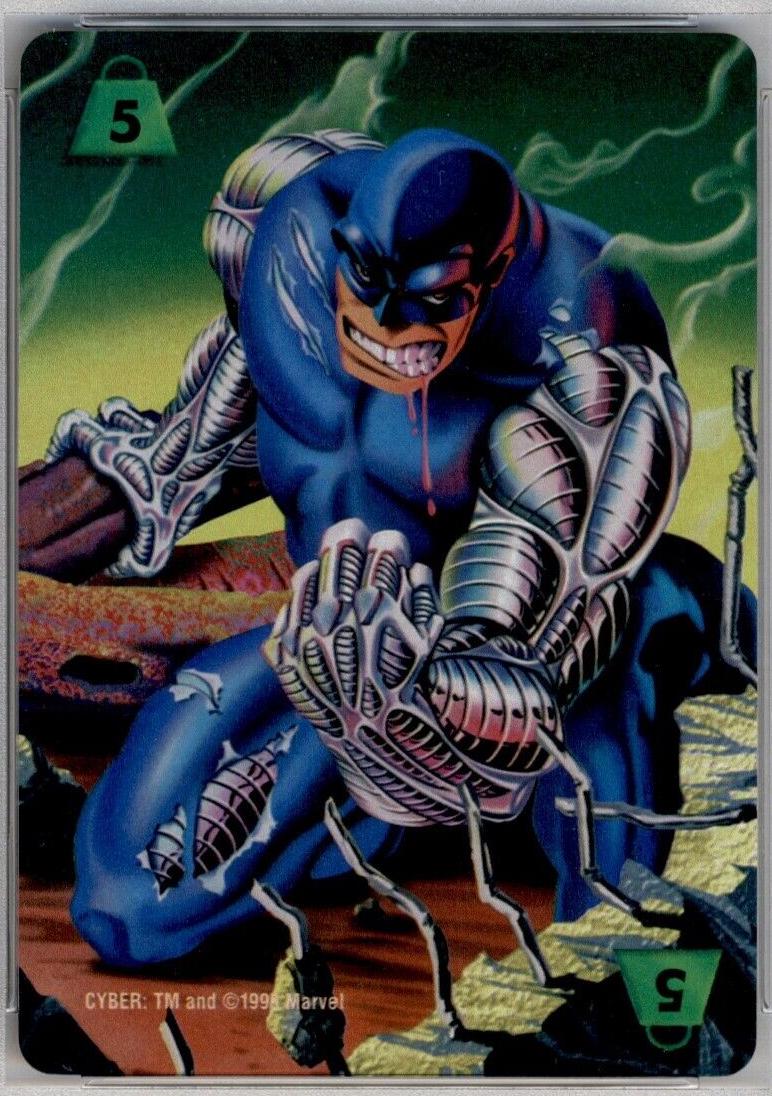 Cyber: Strength 5 Marvel 1995 Fleer Overpower