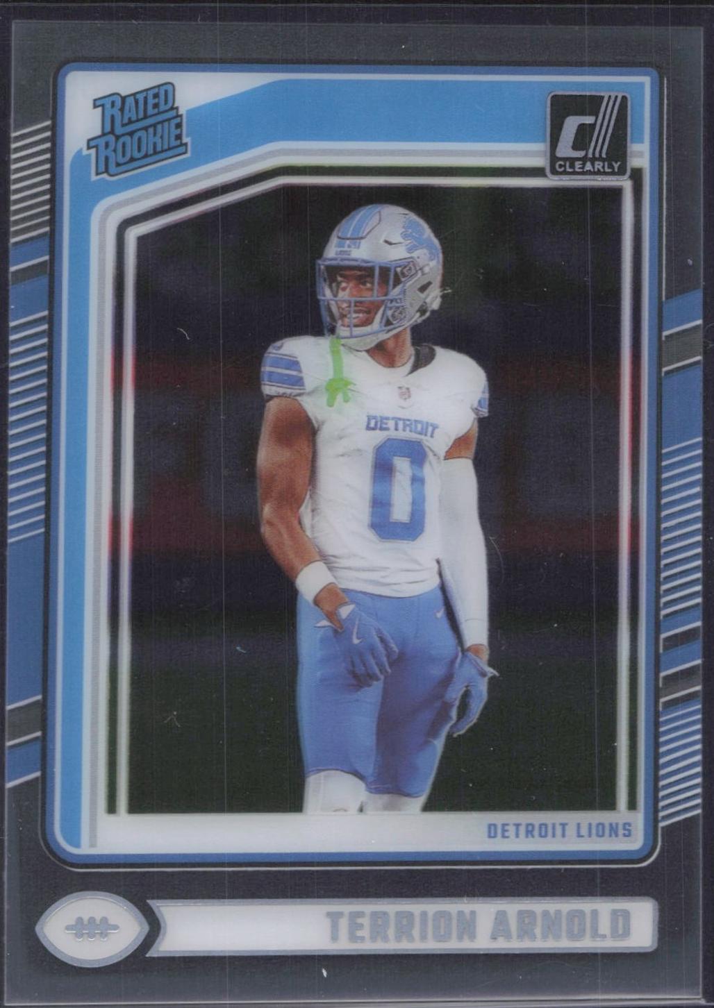 Terrion Arnold #85 Football Cards 2024 Clearly Donruss