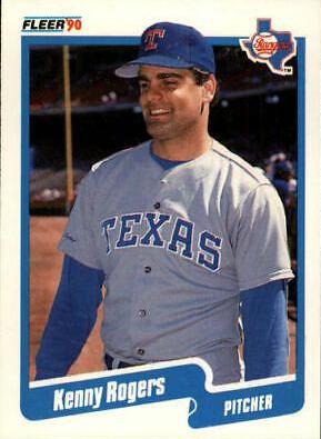 Kenny Rogers #311 Baseball Cards 1990 Fleer