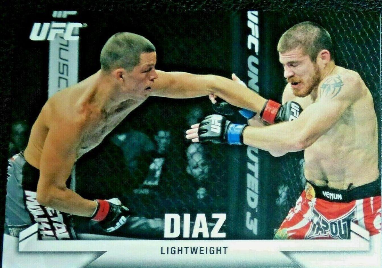 Nate Diaz #14 Ufc Cards 2013 Topps UFC Knockout