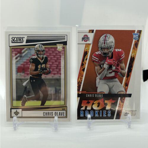Chris Olave #HR10 Football Cards 2022 Panini Score Hot Rookies