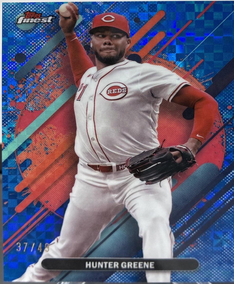 Hunter Greene [Blue Checkerboard Refractor] #258