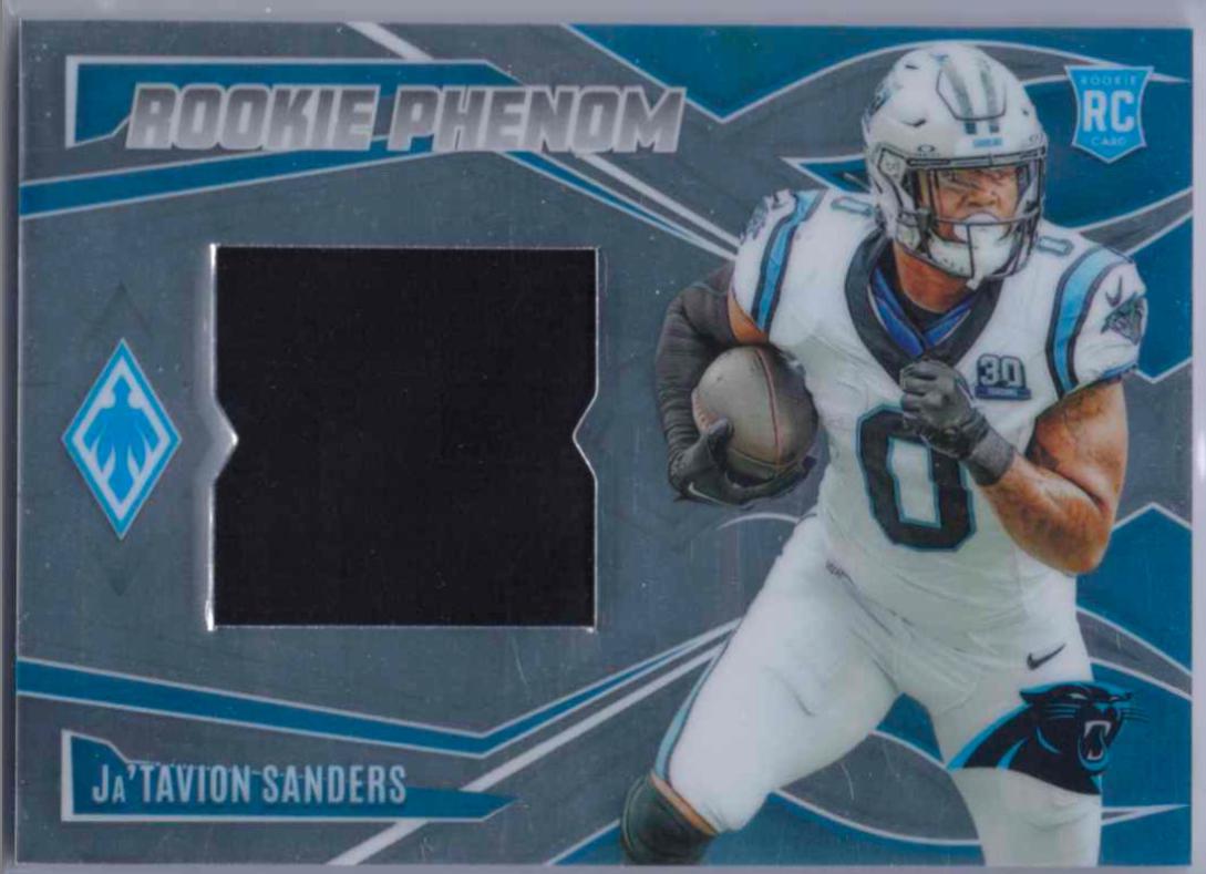 Ja'Tavion Sanders #RPJ-JSS Football Cards 2024 Panini Phoenix Rookie Phenom Jersey